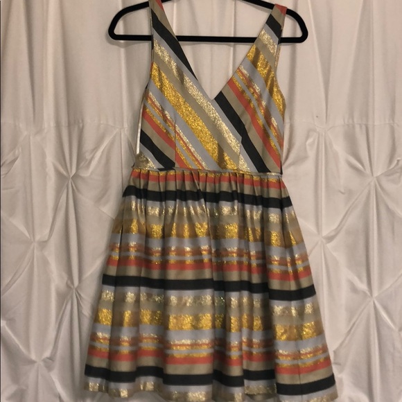 Jcrew Candy Stripe Mini Fit & Flare dress - Picture 6 of 6